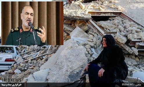 دستور فرمانده کل سپاه برای کمک به زلزلهزدگان آذربایجان شرقی دستور فرمانده کل سپاه برای کمک به زلزلهزدگان آذربایجان شرقی