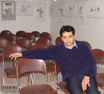 هنرمند کرمانی ؛ برگزیده جشنواره کاریکاتور رومانی