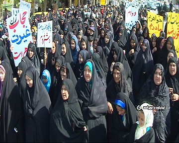 راهپیمایی عفاف و حجاب در یاسوج