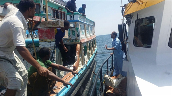 نجات 5 صیاد چابهاری در آب های دریای عمان