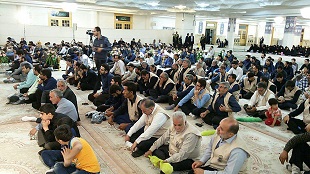 آئین شکرگزاری خادمان حرم مطهر
