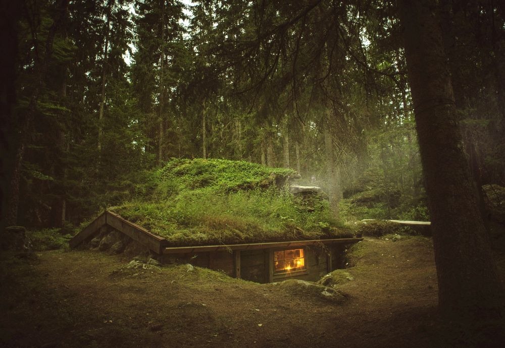 کلبه های یکصد ساله در سوئد