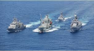 رزمايش نيروي هوايي چين در درياي چين جنوبي