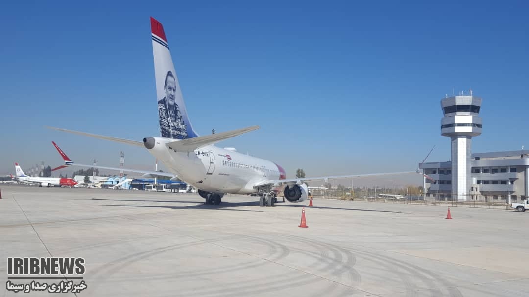 هواپیمای نروژی شیراز را ترک کرد