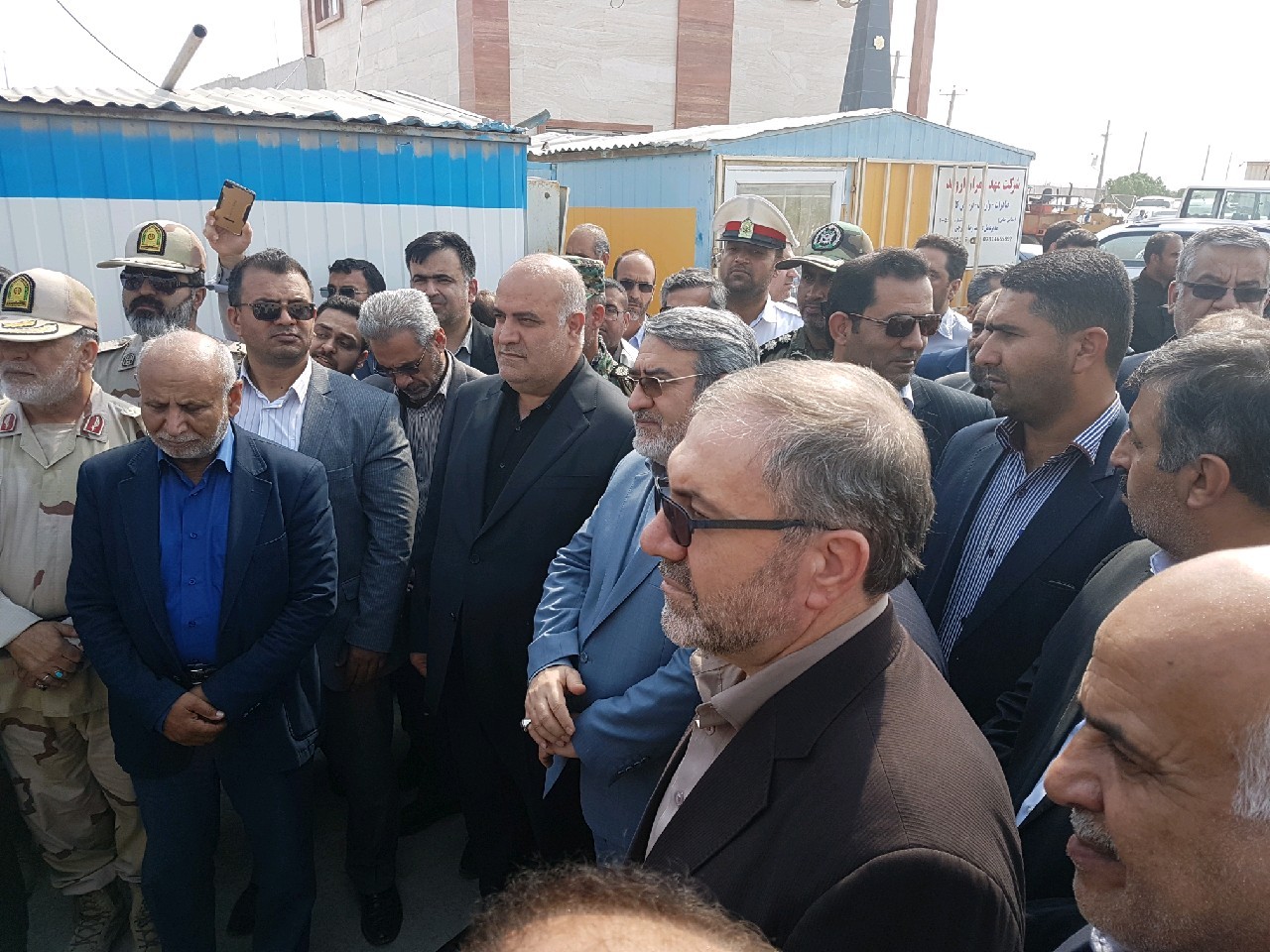 وزیر کشور در شلمچه