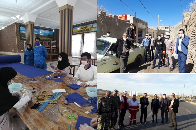 فعالیت پویش مردمی اقلید در پیشگیری از بیماری کووید۱۹