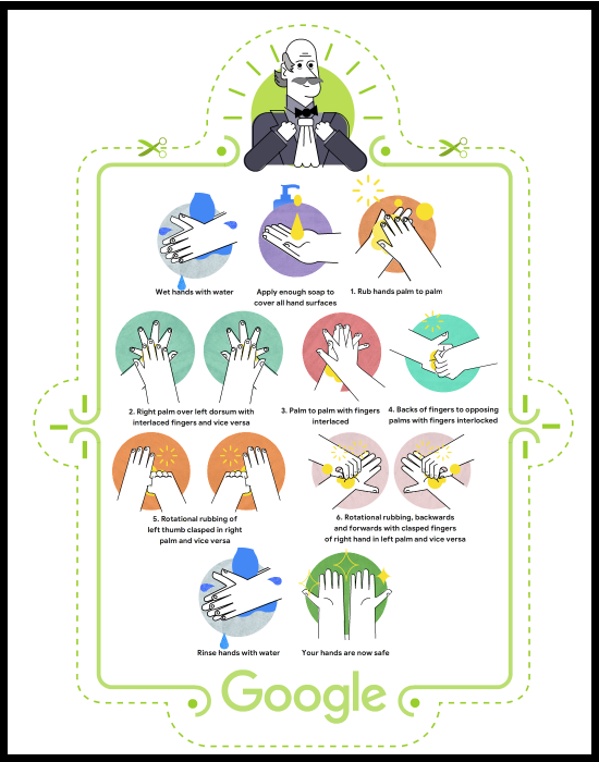 کرونا لوگوی گوگل را تغییر داد