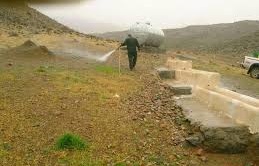 ضدعفونی مسیر عشایر استان سمنان ضدعفونی مسیر عشایر استان سمنان