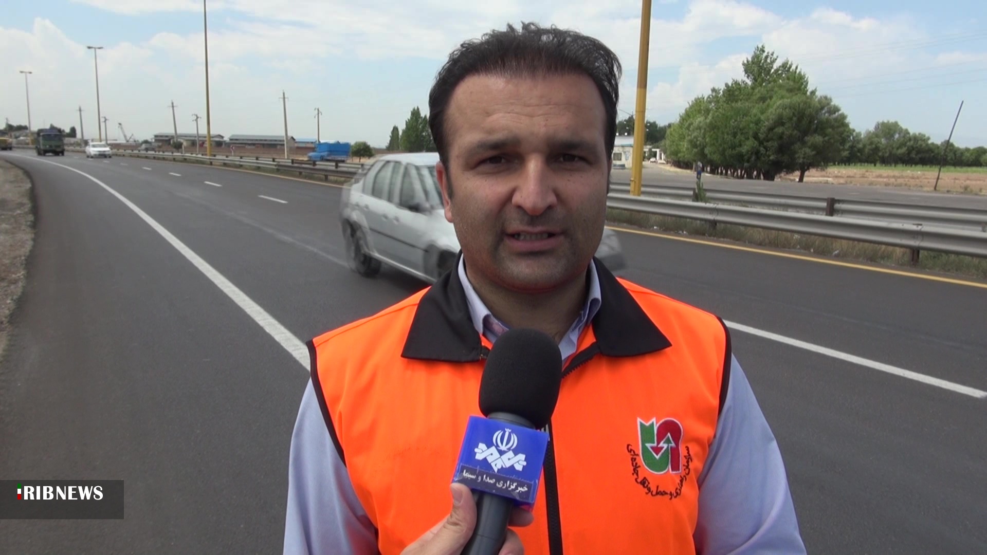 تجدید خط کشی محورهای مواصلاتی استان اردبیل