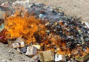 معدوم&zwnj;سازی مواد غذایی فاسد در اندیمشک