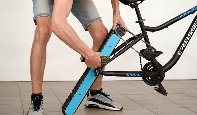 جابجایی مرز‌های طراحی دوچرخه؛ این دوچرخه چرخ ندارد!