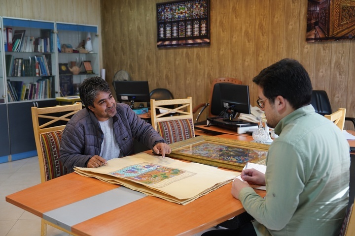 بازآفرینی شاهنامه شاه تهماسب توسط هنرمند اردبیلی