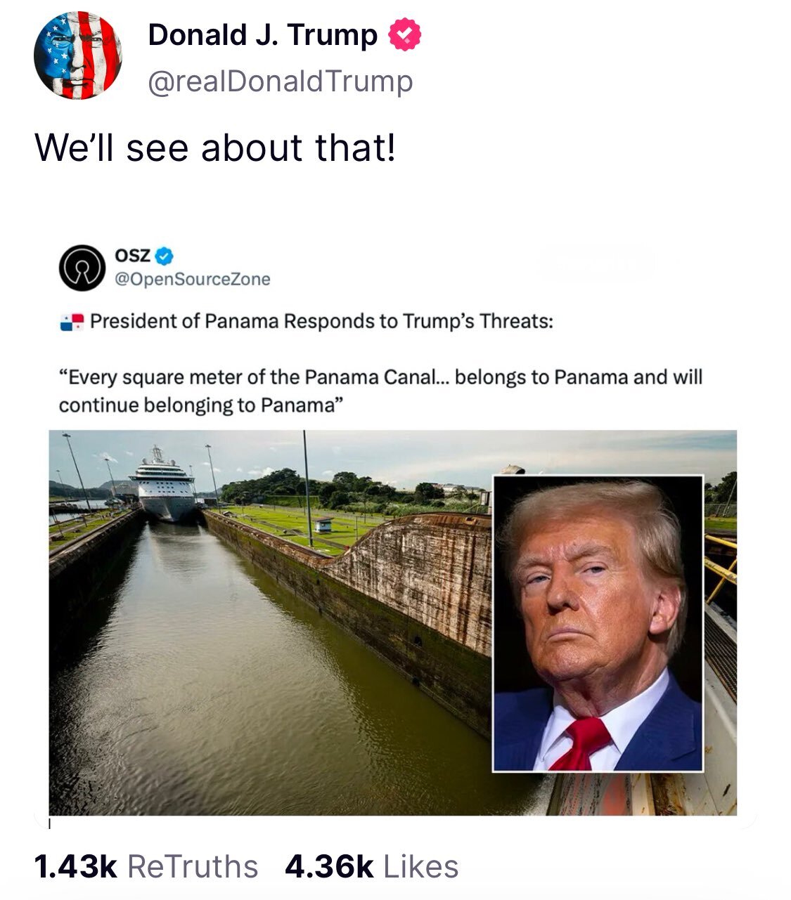 پاناما سلطه چین بر «کانال پاناما» را رد کرد