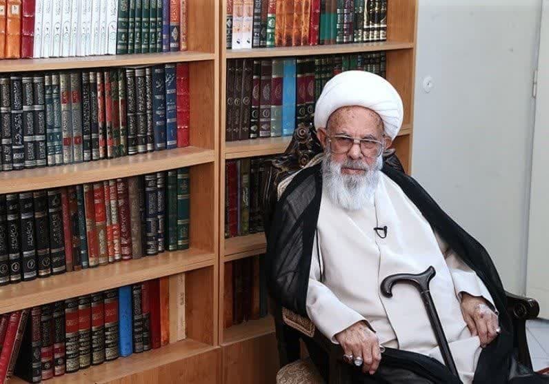 وداع آیت‌الله جعفری اراکی با دار فانی