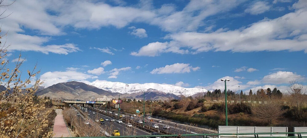 گرد و غبار و باران مهمان آسمان بهاری خوزستان