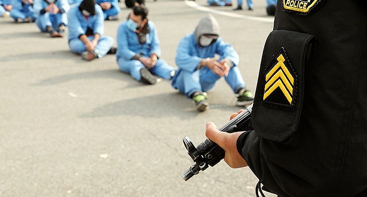 جمع‌آوری معتادان متجاهر و خرده فروشان مواد مخدر در تالش