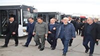 رونمایی از ۱۲۵ دستگاه اتوبوس جدید در ناوگان حمل‌ونقل عمومی تبریز