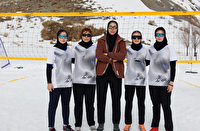 پیروز شمیران قهرمان والیبال برفی بانوان