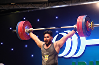 رکورددار جوانان جهان بر سکوی نخست دسته ۱۱۰ کیلوگرم