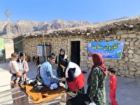 ارائه خدمات رایگان سلامت به اهالی روستای دهنو ممسنی