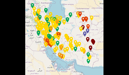 افت کیفیت هوا در شهرهای شرق کشور افت کیفیت هوا در شهرهای شرق کشور