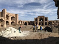 مرمت رباط تاریخی شوریاب آغاز شد