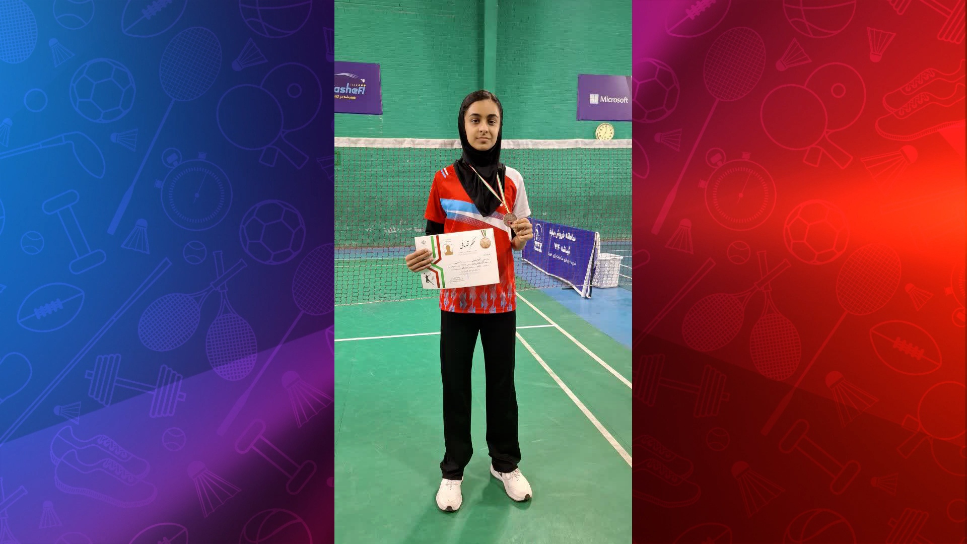 درخشش بدمینتون باز سمنانی در مسابقات رتبه بندی