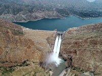 رهاسازی آب از سد مارون بهبهان به مدت هفت روز