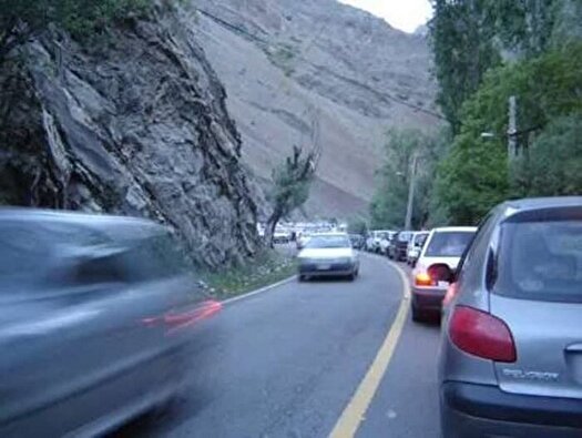 جاده چالوس دوطرفه شد