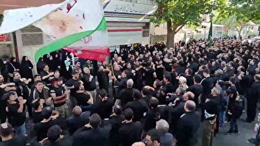 آیین عزاداری «تشنه لب» در شهرستان مراغه