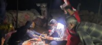 امدادرسانی به مصدوم گرفتار در کوه‌های منطقه شلیل