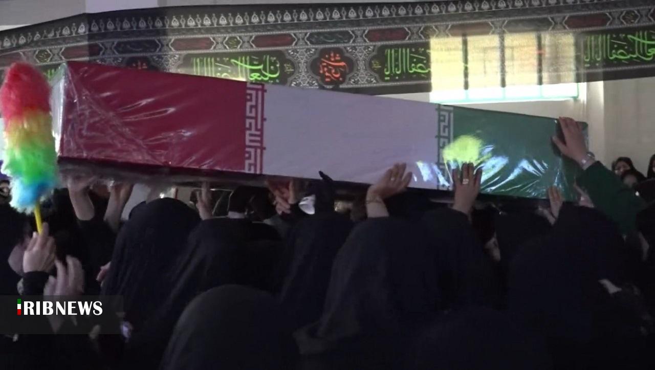 آیین استقبال از پیکر مطهر شهید گمنام در قروه