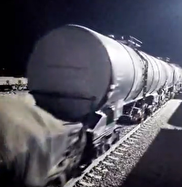 انتقال فرآورده‌های سوختی از مسیر خط آهن خواف - هرات برای نخستین بار 