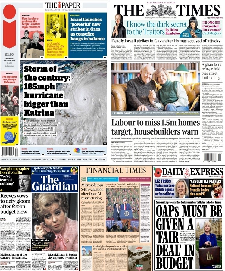 مهمترین عناوین روزنامههای جهان ۷ آبان ۱۴۰۴ مهمترین عناوین روزنامههای جهان ۷ آبان ۱۴۰۴