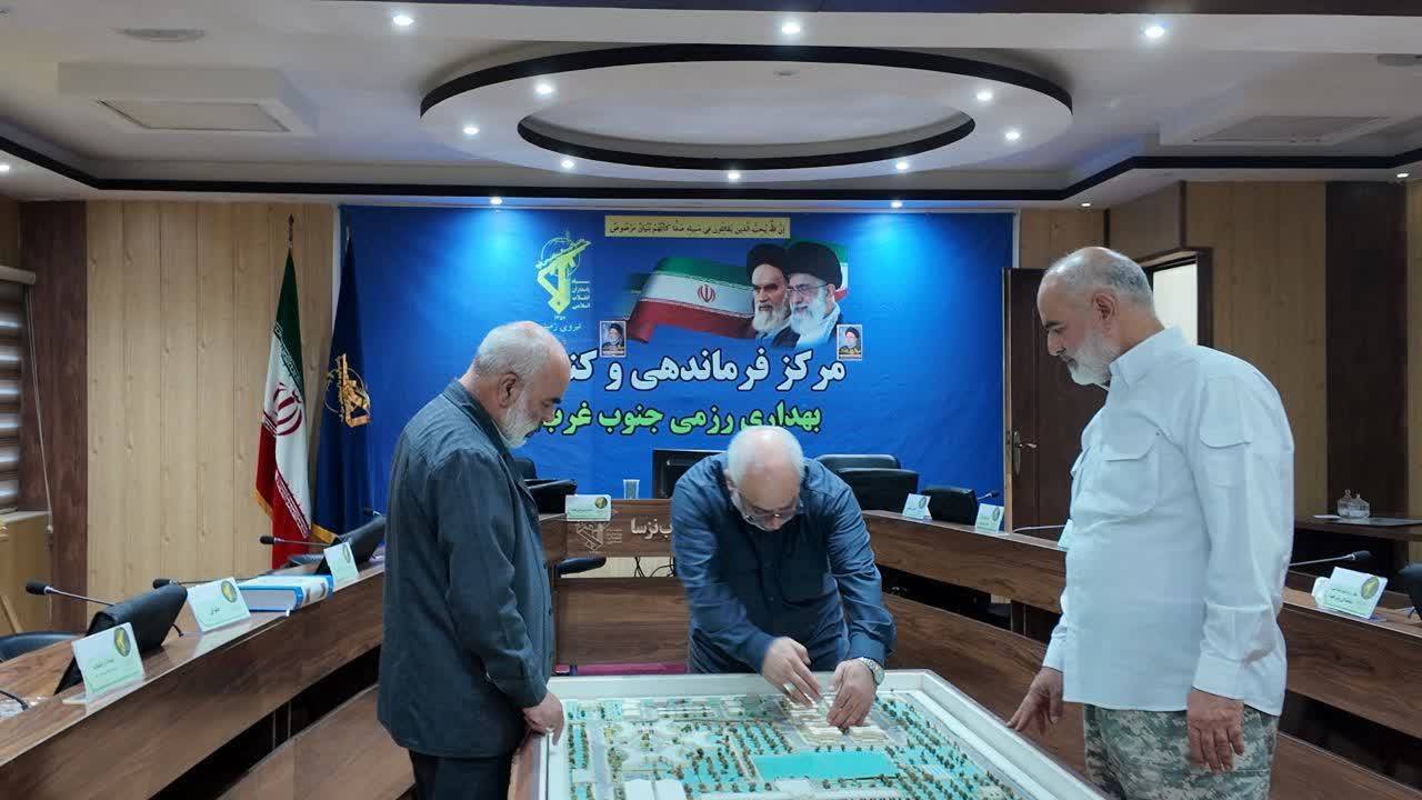 *** بازدید فرمانده نیروی زمینی سپاه از مرکز بهداری رزمی جنوب