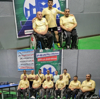 درخشش ورزشکاران میاندوآبی در مسابقات پاراتنیس روی میز شمال‌غرب کشور