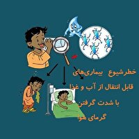 خطر شیوع بیماری‌های قابل انتقال از آب و غذا با شدت گرفتن گرما در خوزستان