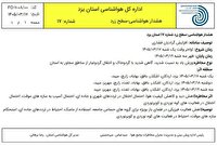 صدور هشدار سطح زرد هواشناسی در یزد