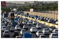 تردد پر حجم در بزرگراه‌های تهران