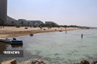 وقوع گرد و غبار و کاهش موقتی کیفیت هوا در جزایر کیش و لاوان