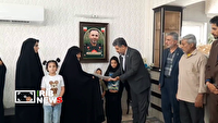 قدردانی ازخانواده شهید و جانباز ورزشکار جنگ تحمیلی سوم شهرستان کهک