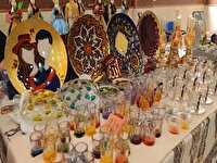 نمایشگاه آثار هنرمندان صنایع دستی در آباده