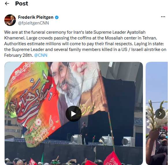 بازتاب گسترده مراسم تشییع رهبر انقلاب در رسانه های جهان بازتاب گسترده مراسم تشییع رهبر انقلاب در رسانه های جهان