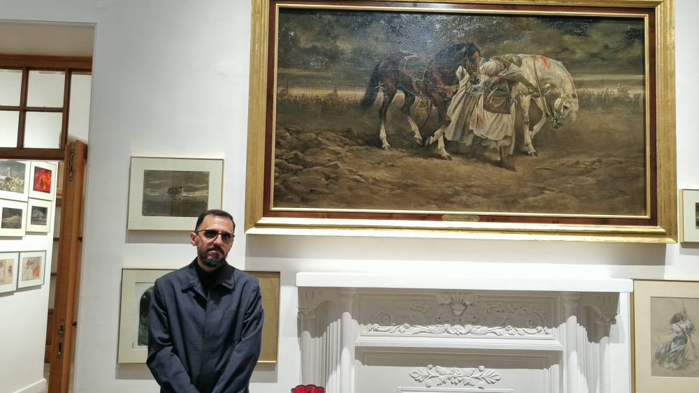 «اتود» حسن روح الامین به باغ موزه هنر ایرانی آمد