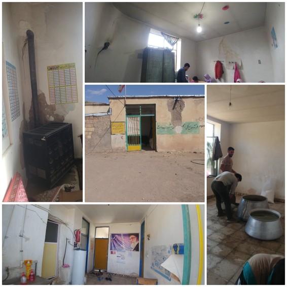 تلاش‌های بی‌منت، خادمان جهادگر در روستای چمن امیرآباد طارم سفلی
