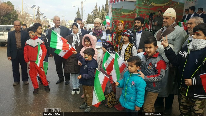 شکوه حضور مردم لرستان در چهل سالگی انقلاب